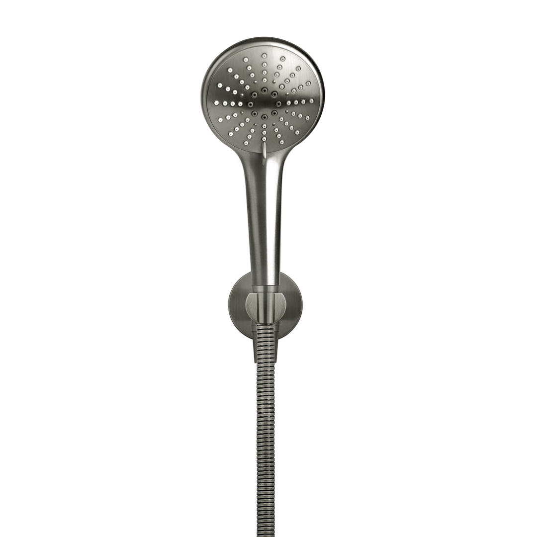 Meir Round Three Function Hand Shower On Fixed Bracket - Shadow