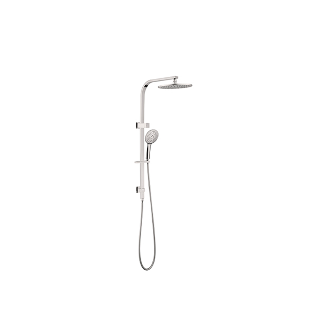 Nero Bianca New Shower Set - Brushed Nickel