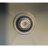 Meir Sink Strainer And Waste Plug Basket With Stopper - Brushed Nickel