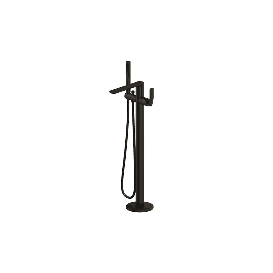 Streamline Synergii Free Standing Bath  Mixer With Handshower - Matte Black