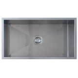 Interchange Uptown 250 Single Bowl Sink 810 X 450 X 250 - Radius Corner