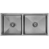 Interchange Uptown 250 Double Bowl Sink 975 X 450 X 250 - Radius Corner