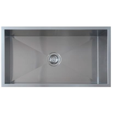 Interchange Uptown 250 Single Bowl Sink 810 X 450 X 250 - Square Corner