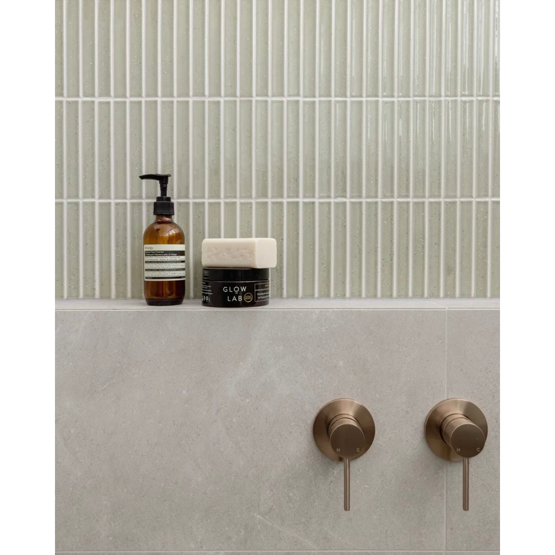 Meir Round Wall Mixer Finish Kit - Champagne