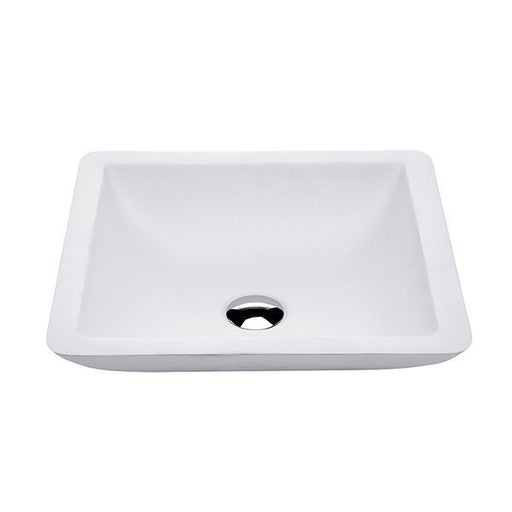 Fienza Classique 420 Above Counter Solid Surface Basin - Matte White - BathroomHQ
