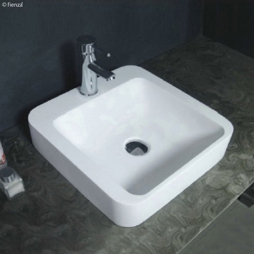 RONDO 400 CAST STONE BASIN (3 TAP)(FIENZA P#:CSB09-3) - BathroomHQ